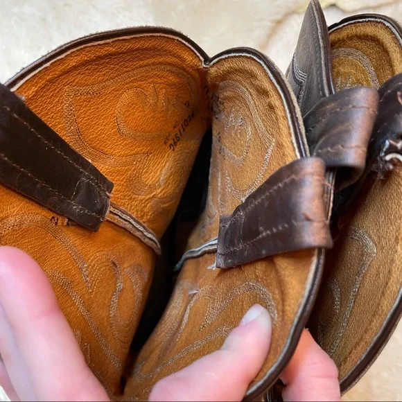 Tony Lama Vintage Western Boots sz 10D - Picture 16 of 16